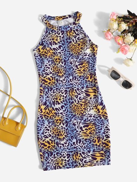 girls leopard halter dress she, Red;yellow
girls leopard halter dress she, Red;yellow