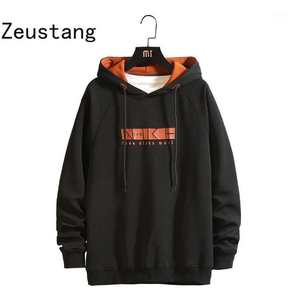 men's hoodies & sweatshirts zeustang 2021 mens hoodied sweatshirt autumn hoodie long sleeve male casual hip sportswear y1171, Black 
men's hoodies & sweatshirts zeustang 2021 mens hoodied sweatshirt autumn hoodie long sleeve male casual hip sportswear y1171, Black