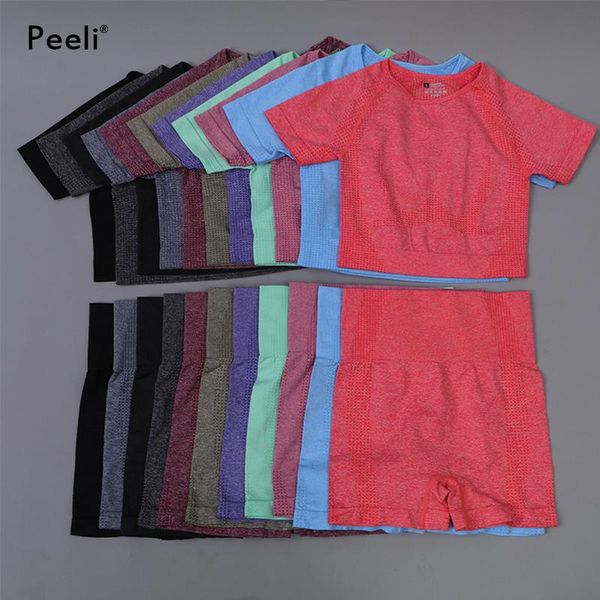 seamless yoga set sport suit fitness clothes for women gym set short sleeve gym crop high waist shorts workout sportswear, White;red
seamless yoga set sport suit fitness clothes for women gym set short sleeve gym crop high waist shorts workout sportswear, White;red