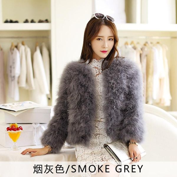 women's fur & faux autumn and winter ostrich wool coat clothes long-sleeve thickening short design turkey thermal, Black
women's fur & faux autumn and winter ostrich wool coat clothes long-sleeve thickening short design turkey thermal, Black