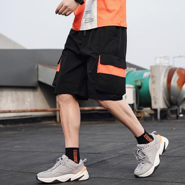 2020 streetwear summer casual shorts men fashion ribbons pockets cargo shorts bermudapatchwork men's yjj351, White;black
2020 streetwear summer casual shorts men fashion ribbons pockets cargo shorts bermudapatchwork men's yjj351, White;black