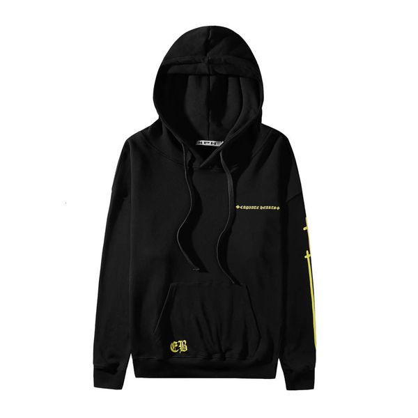 in tide brand new ch crosin horseshoe sanskrit cross print bf style couple's hooded oversized sweater, Black
in tide brand new ch crosin horseshoe sanskrit cross print bf style couple's hooded oversized sweater, Black