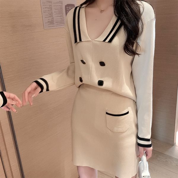 double breasted v-neck knitted two-piece for women with high waist and elegant temperament double breasted v-neck knitted two-piece suit sui, Gray
double breasted v-neck knitted two-piece for women with high waist and elegant temperament double breasted v-neck knitted two-piece suit sui, Gray