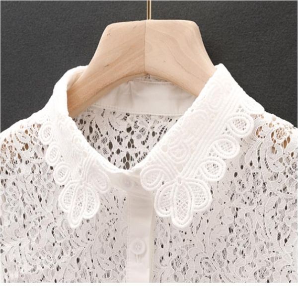 women girls detachable half shirt dickey blouse hollow out floral lace elegant fake collar sweater decorative jllqsa, Blue;red
women girls detachable half shirt dickey blouse hollow out floral lace elegant fake collar sweater decorative jllqsa, Blue;red
