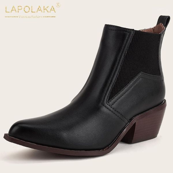 boots lapolaka 2021 design big size 43 ankle women shoes slip on fashion ins spring autumn ladies footwear1, Black
boots lapolaka 2021 design big size 43 ankle women shoes slip on fashion ins spring autumn ladies footwear1, Black