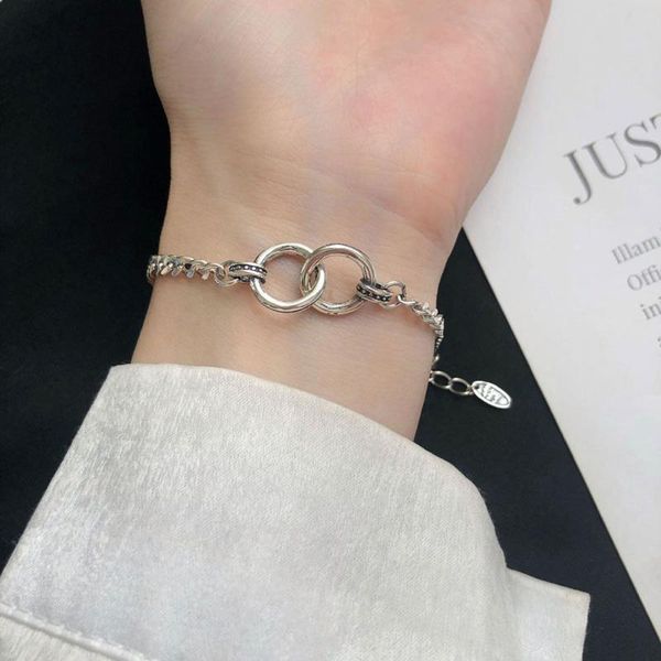 hip hop hand jewelry double circle bracelet bangles simple thick chain adjustable couple bracelet jewelry for men women gifts, Golden;silver
hip hop hand jewelry double circle bracelet bangles simple thick chain adjustable couple bracelet jewelry for men women gifts, Golden;silver