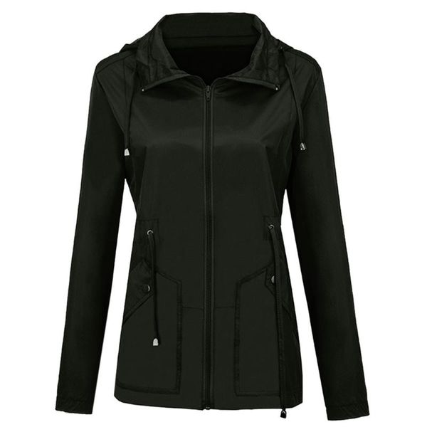 hoodie waterproof windproof slim coat for women solid color waist lace up overcoat autumn outwear female outdoor outwear, Tan;black
hoodie waterproof windproof slim coat for women solid color waist lace up overcoat autumn outwear female outdoor outwear, Tan;black