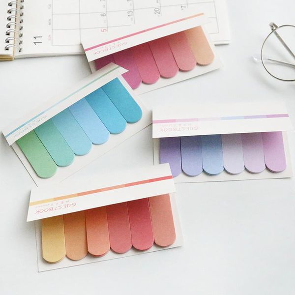 4pcs self-adhesive portable finger shape gradual color paper sticky stick marker memo pad note stationery kids student writing1
4pcs self-adhesive portable finger shape gradual color paper sticky stick marker memo pad note stationery kids student writing1