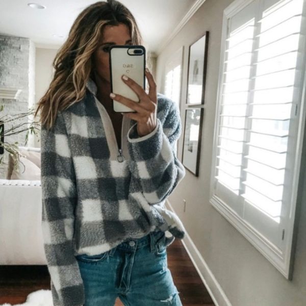 xyohk autumn and winter fashion plaid plaid sleeve high collar women's autumn and high fashion long long zipper sleeve winter collar zi, Black
xyohk autumn and winter fashion plaid plaid sleeve high collar women's autumn and high fashion long long zipper sleeve winter collar zi, Black