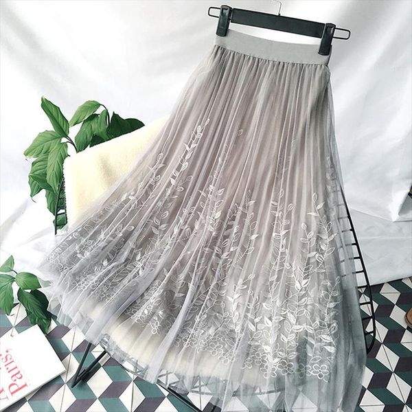 autumn winter vintage skirts womens elastic high waist tulle mesh skirt long pleated tutu skirt female new fashion 2020, Black
autumn winter vintage skirts womens elastic high waist tulle mesh skirt long pleated tutu skirt female new fashion 2020, Black