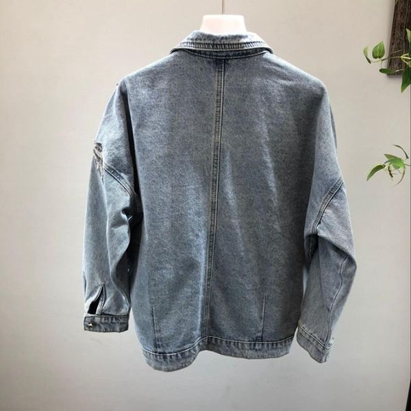 мода tassel вышивка цветы batwing рукав джинс джинс куртка женщины свободные одиночные одиночные воротник извлечение воротник джинсовая курт, Black;brown
мода tassel вышивка цветы batwing рукав джинс джинс куртка женщины свободные одиночные одиночные воротник извлечение воротник джинсовая курт, Black;brown