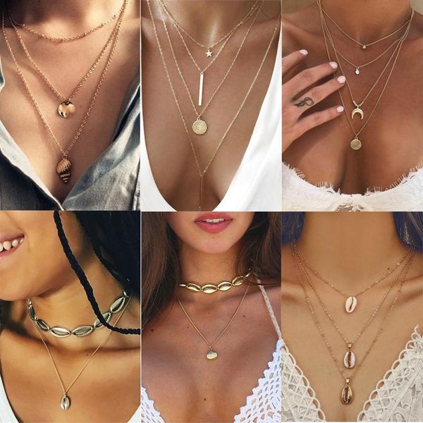 bohemia shell ожерелье для женщин 2020 урожай многослойная choker золотые колье цепи заявление jewlery новый collares кпт yxlkhe, Silver
bohemia shell ожерелье для женщин 2020 урожай многослойная choker золотые колье цепи заявление jewlery новый collares кпт yxlkhe, Silver