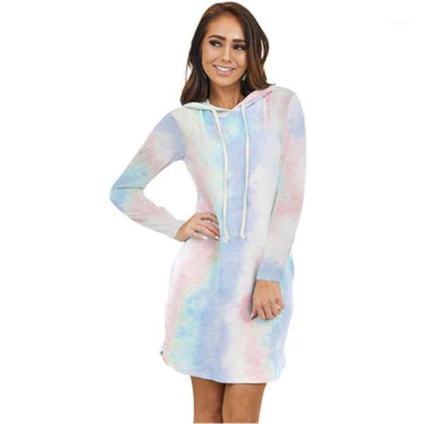 gradient long sleeve dress designer female casual loose hooded tee dress women tie-dye hoodie pocket dress fashion trend, Black;gray
gradient long sleeve dress designer female casual loose hooded tee dress women tie-dye hoodie pocket dress fashion trend, Black;gray