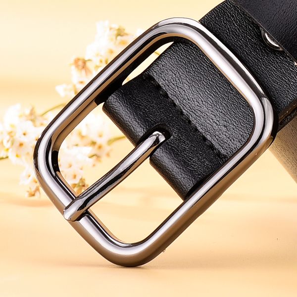 pure soft chic belt women's leather simple versatile black with jeans korea, Black;brown
pure soft chic belt women's leather simple versatile black with jeans korea, Black;brown