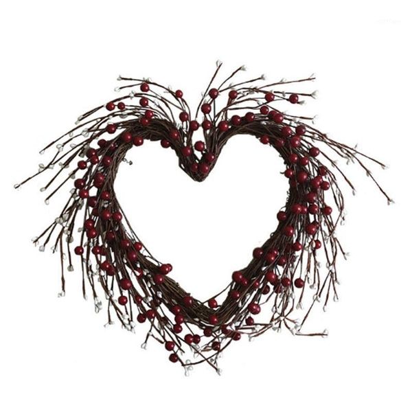 simulation berry large heart-shaped garland rattan wreath valentine's day wall hanging wedding decoration 40 cm1
simulation berry large heart-shaped garland rattan wreath valentine's day wall hanging wedding decoration 40 cm1