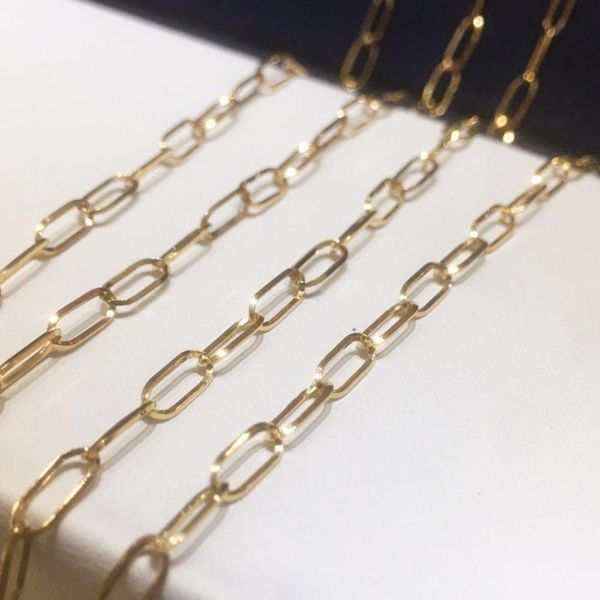 chains madalena sarara au750 pure 18k yellow o shape style chain women necklace 18"20", Silver
chains madalena sarara au750 pure 18k yellow o shape style chain women necklace 18"20", Silver