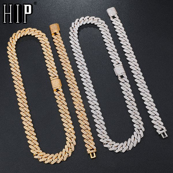 hip hop 12mm cz heavy cuban prong bracelet necklaces box buckle iced out zircon choker chains for men jewelry with solid backq0115q0115, Black
hip hop 12mm cz heavy cuban prong bracelet necklaces box buckle iced out zircon choker chains for men jewelry with solid backq0115q0115, Black