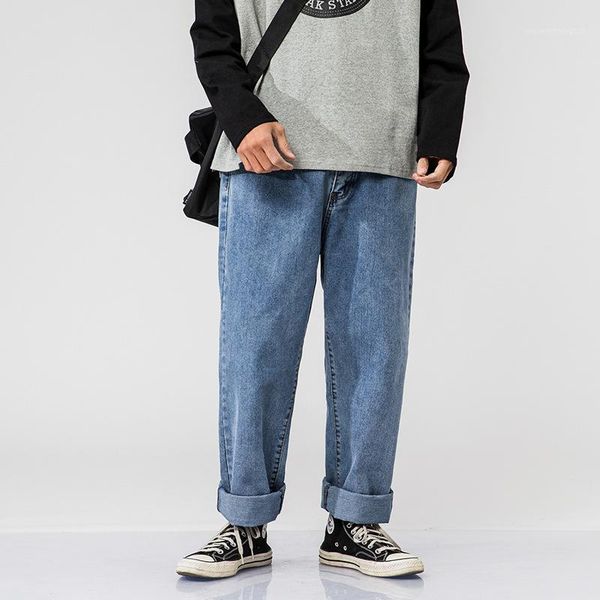men's jeans male japan korea streetwear hip hop denim pant men vintage fashion loose wide leg trousers1, Blue
men's jeans male japan korea streetwear hip hop denim pant men vintage fashion loose wide leg trousers1, Blue