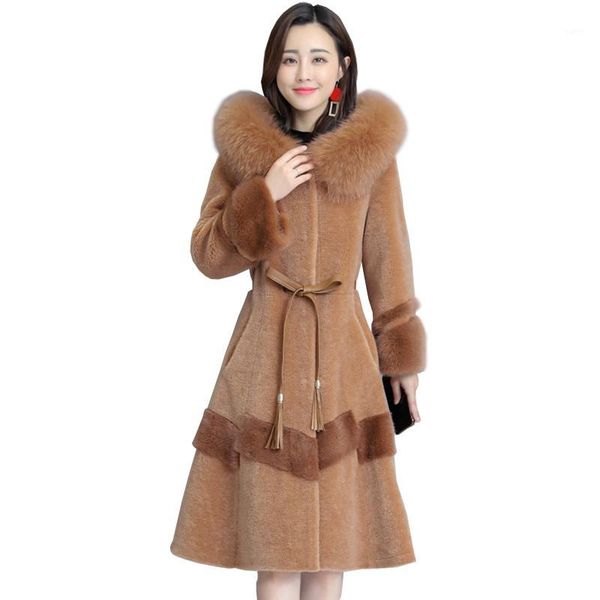 plus size granule sheep sheared coat female long section 2020 new wool fur slim fur hooded jacket warm women parker overcoat1, Black
plus size granule sheep sheared coat female long section 2020 new wool fur slim fur hooded jacket warm women parker overcoat1, Black
