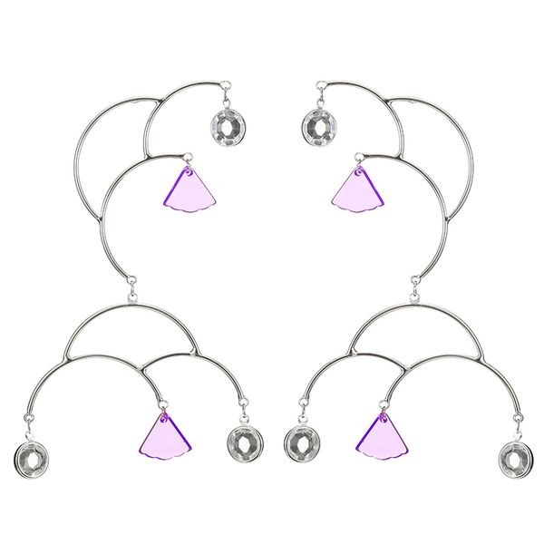 new personality atmospheric earrings female european and american long temperament exaggerated earrings wild earrings female cx200707, Silver
new personality atmospheric earrings female european and american long temperament exaggerated earrings wild earrings female cx200707, Silver