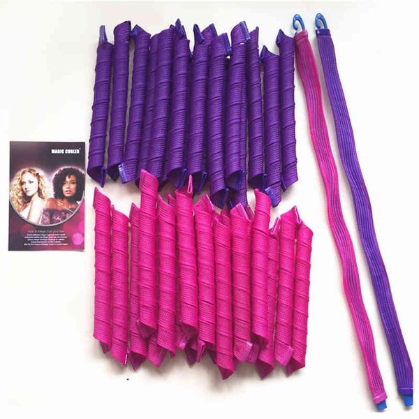 40 pcs/pack 55cm magic curlers spiral curls styling kit no heat roller for long most kinds of hairstyle
40 pcs/pack 55cm magic curlers spiral curls styling kit no heat roller for long most kinds of hairstyle