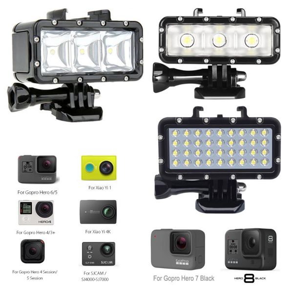 diving led flash light underwater video lamp for hero 8 7 6 hero5 4 4s 3 for yi 4k sjcam sj4000 sj6 mijia eken h9
diving led flash light underwater video lamp for hero 8 7 6 hero5 4 4s 3 for yi 4k sjcam sj4000 sj6 mijia eken h9