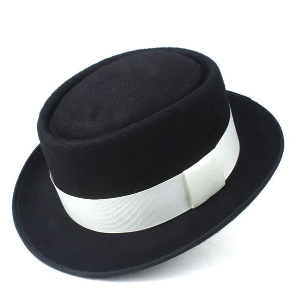 wide brim hats men women pork pie hat with white ribbon panama for elegant lady jazz dad fedora size 58cm, Blue;gray
wide brim hats men women pork pie hat with white ribbon panama for elegant lady jazz dad fedora size 58cm, Blue;gray