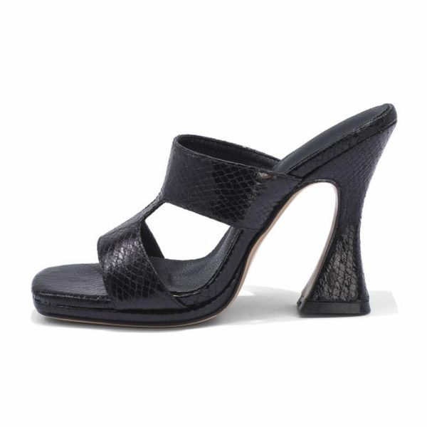 sandals fanyuan slipper women fashion serpentine print shoes modern open toe strange slippers lady footwear size 33-43, Black
sandals fanyuan slipper women fashion serpentine print shoes modern open toe strange slippers lady footwear size 33-43, Black