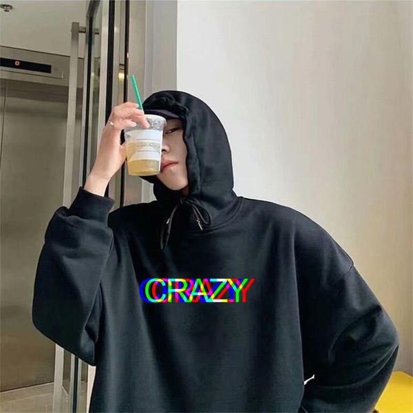 harajuku 3d style letter crazy print casual hoodies men colorful pattern hoody male hip hop streetwear men's sweatshirts, Black
harajuku 3d style letter crazy print casual hoodies men colorful pattern hoody male hip hop streetwear men's sweatshirts, Black