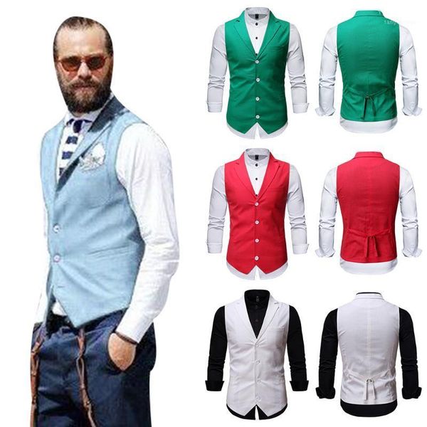gentleman vests for men slim fit mens suit vest male waistcoat gilet homme casual sleeveless formal business pocket jacket d301, Black;white
gentleman vests for men slim fit mens suit vest male waistcoat gilet homme casual sleeveless formal business pocket jacket d301, Black;white