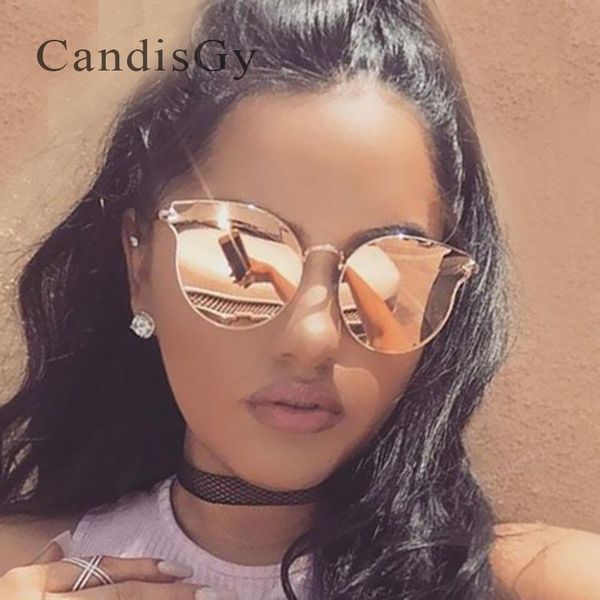 sunglasses rose gold cat eye mirror lady brand designer women men cateye sun glasses fashion eyewear small size, White;black
sunglasses rose gold cat eye mirror lady brand designer women men cateye sun glasses fashion eyewear small size, White;black