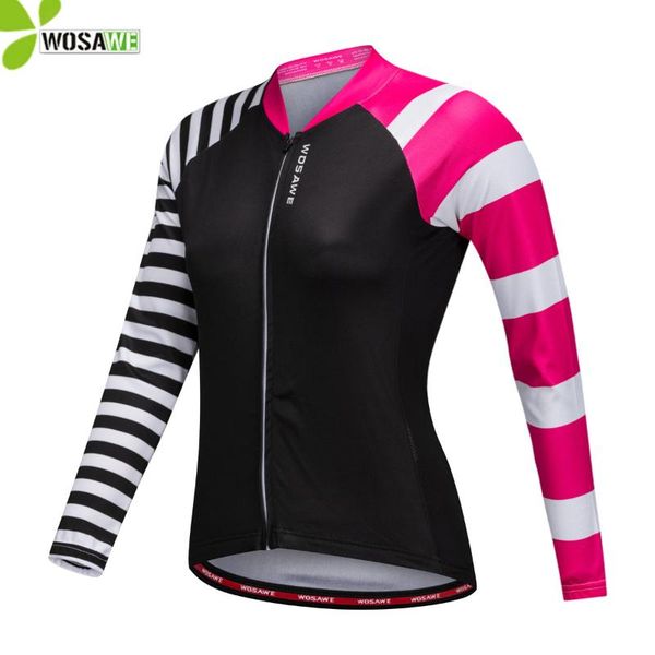 racing jackets wosawe women's cycling jersey long sleeve bicycle clothing road biker shirts mtb downhill sports quick dry, Black;red
racing jackets wosawe women's cycling jersey long sleeve bicycle clothing road biker shirts mtb downhill sports quick dry, Black;red