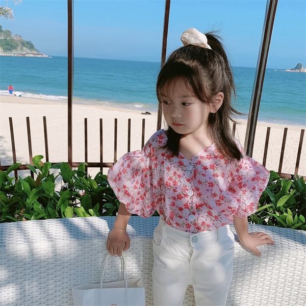 2020 summer new arrival girls fashion floral blouse kids puff sleeve blouse y200704, White;black
2020 summer new arrival girls fashion floral blouse kids puff sleeve blouse y200704, White;black