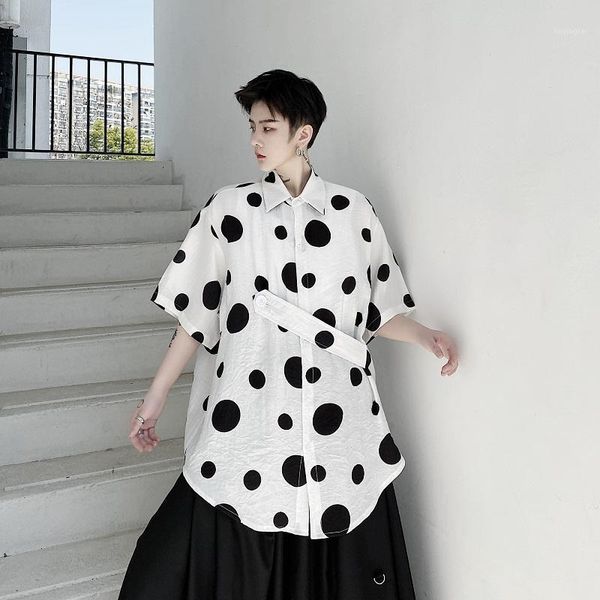 men cotton linen casual short sleeve polka dot shirt male japan karajuku korea streetwear loose shirts black white1, White;black
men cotton linen casual short sleeve polka dot shirt male japan karajuku korea streetwear loose shirts black white1, White;black