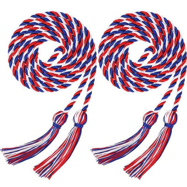 ochine 2 pieces graduation cords drawstring polyester yarn honor cord with tassel for graduation students, Black;white
ochine 2 pieces graduation cords drawstring polyester yarn honor cord with tassel for graduation students, Black;white