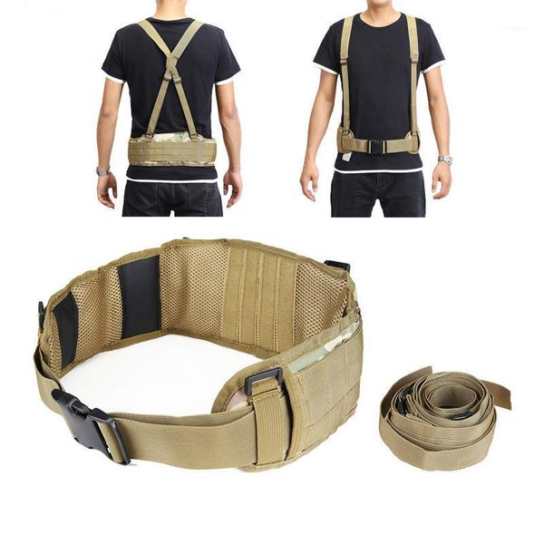 waist support tactical belt molle comfortable1000d nylon combat army men's special eas h-shaped adjustable soft padded1, Black;gray
waist support tactical belt molle comfortable1000d nylon combat army men's special eas h-shaped adjustable soft padded1, Black;gray