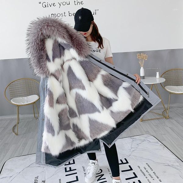 manteau femme hiver ladies winter 2020 new imitation fur coat detachable liner mid-length coat thickening1, Black
manteau femme hiver ladies winter 2020 new imitation fur coat detachable liner mid-length coat thickening1, Black