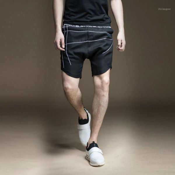 new male men's summer slim casual 2017 pure color black trousers personality embroidered beach shorts s1722170861, White;black
new male men's summer slim casual 2017 pure color black trousers personality embroidered beach shorts s1722170861, White;black