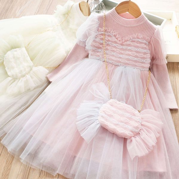 and winter autumn children's wool drs 2020 girl's sweet lady mh princs skirt give candy bag 983, Red;yellow
and winter autumn children's wool drs 2020 girl's sweet lady mh princs skirt give candy bag 983, Red;yellow