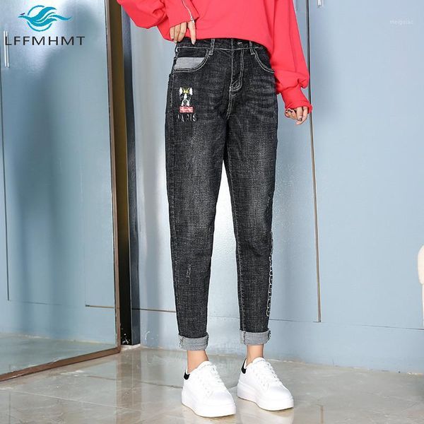 women fashion cartoon letter print jeans office lady slim fit casual denim harem pants female simple wild vintage ripped trouser1, Blue
women fashion cartoon letter print jeans office lady slim fit casual denim harem pants female simple wild vintage ripped trouser1, Blue
