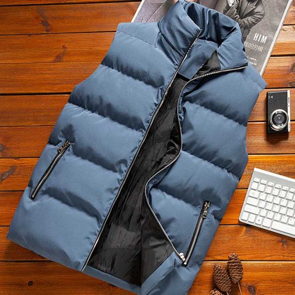 simple autumn and winter vest men's down padded jacket jacket sleeveless sleeveless thick warm men's padded vest, Black;white
simple autumn and winter vest men's down padded jacket jacket sleeveless sleeveless thick warm men's padded vest, Black;white