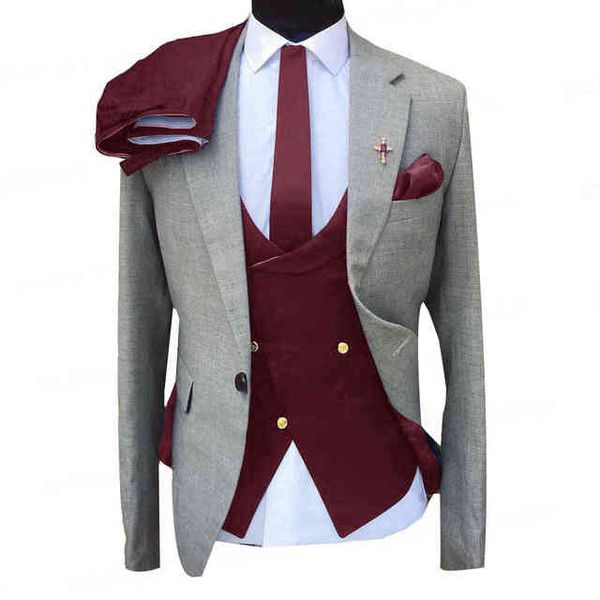 men's suits & blazers burgundy one button wedding costume homme notch lapel groom tuxedo prom 3 pieces slim fit blazer terno masculino, White;black
men's suits & blazers burgundy one button wedding costume homme notch lapel groom tuxedo prom 3 pieces slim fit blazer terno masculino, White;black