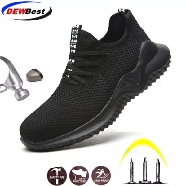 dewshoes steel toe cap fashion lightweight breathable men industrial & construction work safety boot walking sneakers y200915, Black;brown
dewshoes steel toe cap fashion lightweight breathable men industrial & construction work safety boot walking sneakers y200915, Black;brown