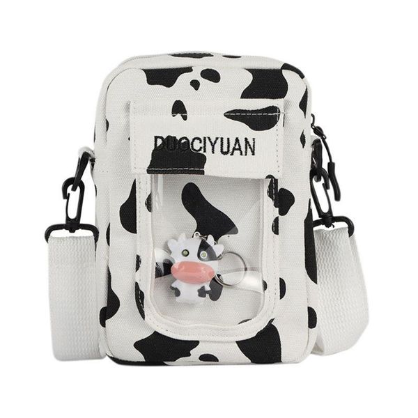 women girl cartoon cow print shoulder crossbody bag canvas satchel messenger tote purse
women girl cartoon cow print shoulder crossbody bag canvas satchel messenger tote purse