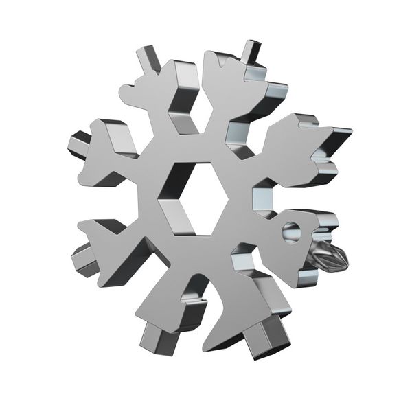 18 in 1 multifunctional snowflake wrench camp key ring keychain survival bottle opener multi-purpose portable screwdriver outdoor tool, Silver
18 in 1 multifunctional snowflake wrench camp key ring keychain survival bottle opener multi-purpose portable screwdriver outdoor tool, Silver