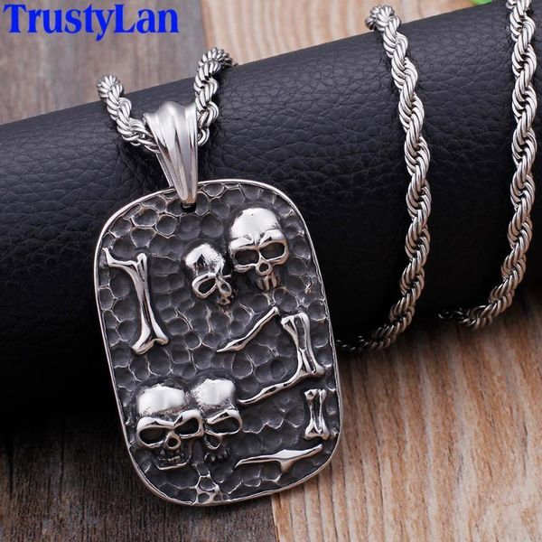personality men's necklaces casting stainless steel skull pendants 24inch long necklace for men punk rock jewelry dropship gift1, Silver
personality men's necklaces casting stainless steel skull pendants 24inch long necklace for men punk rock jewelry dropship gift1, Silver