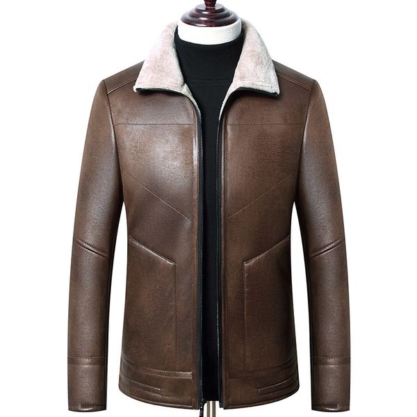 2021 new scrub one coat casual men's jacket men autumn and winter fur clothing male genuine leather outerwear m-4xl, Black;brown
2021 new scrub one coat casual men's jacket men autumn and winter fur clothing male genuine leather outerwear m-4xl, Black;brown