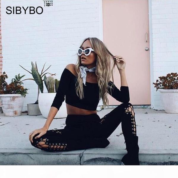 sibybo lace up suede leather pants women autumn new hollow out skinny trousers women bandage long casual pants, Black;white
sibybo lace up suede leather pants women autumn new hollow out skinny trousers women bandage long casual pants, Black;white