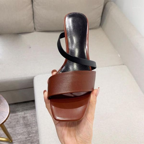 sandals women's summer 2021 square head high heel thick thin belt word and a half drag fairy retro middle lazy shoes1, Black
sandals women's summer 2021 square head high heel thick thin belt word and a half drag fairy retro middle lazy shoes1, Black