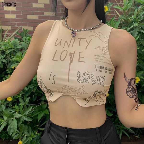 y2k 90s summer graphic and letter print sleeveless tank e-girl punk style o-neck crop vintage chic khaki vest1, White
y2k 90s summer graphic and letter print sleeveless tank e-girl punk style o-neck crop vintage chic khaki vest1, White